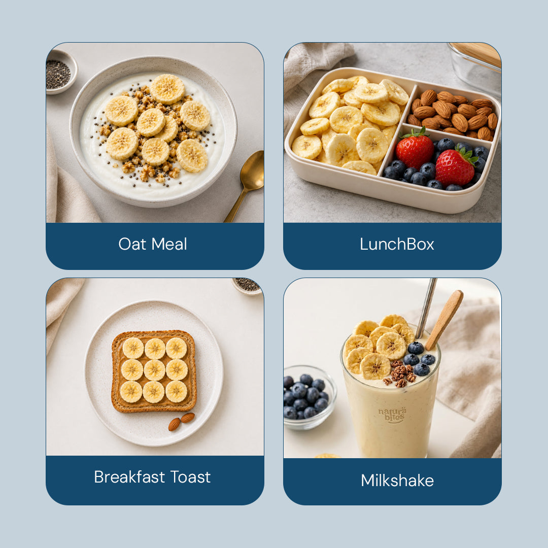 Freeze-Dried Bananas